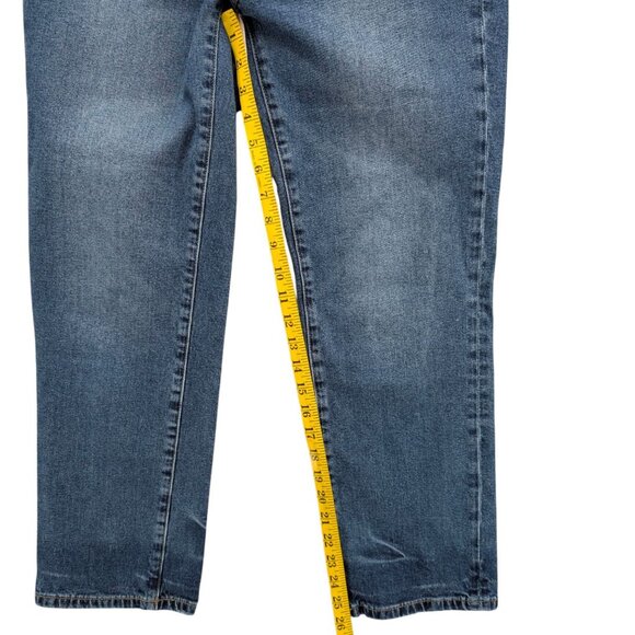 DL1961 Patti Straight Ankle Jeans Womens Blue Fisher High Rise Denim Size 29 - Picture 10 of 13